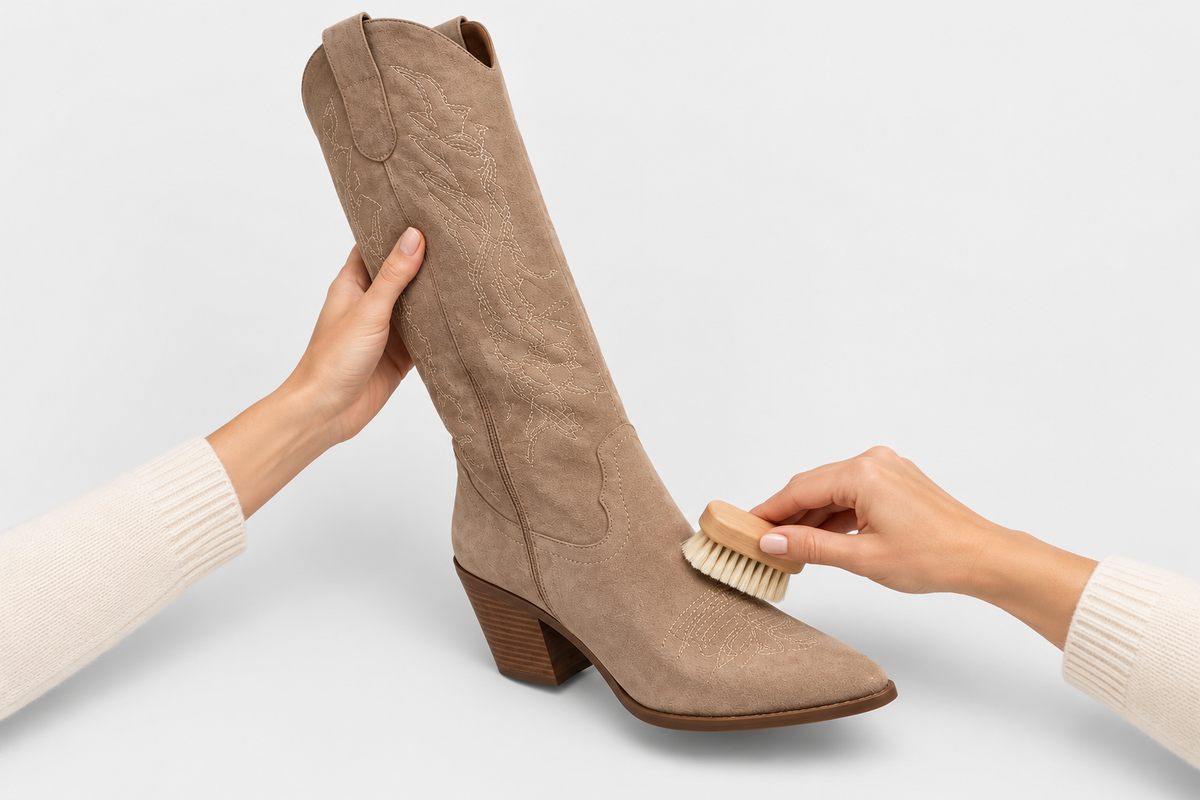 Une paire de Santiag oui, un cuir terne non