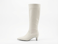 Santiag haute blanc Synthétique Femme - Bout pointu
