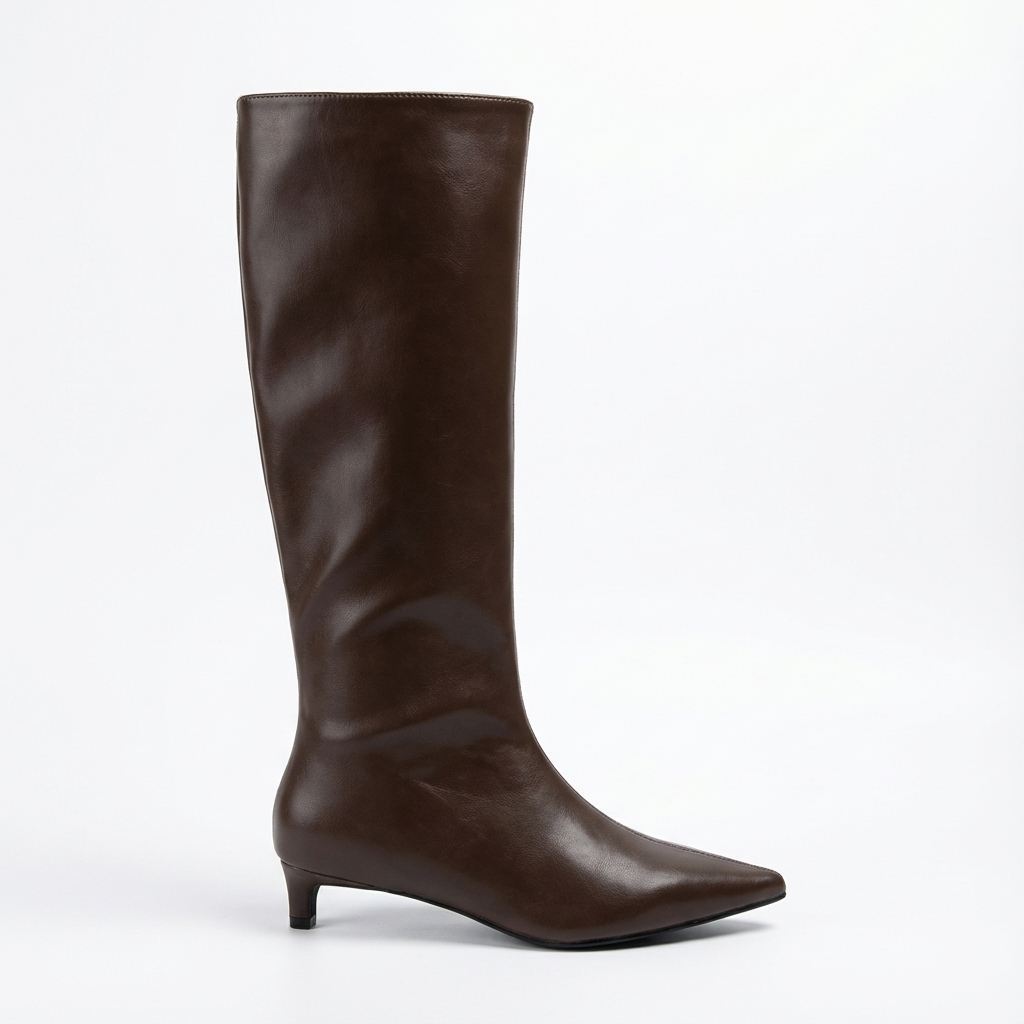 Botte haute marron Synthétique Femme - Style western