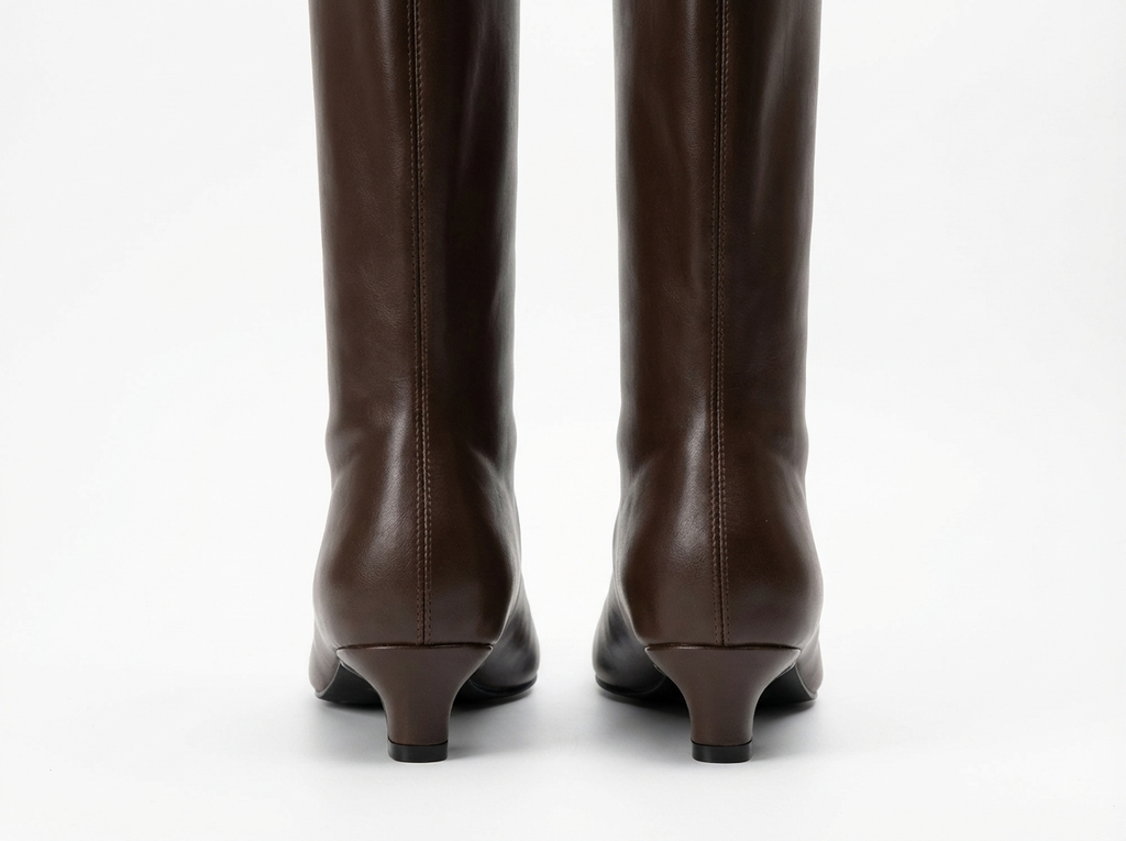 Botte haute marron Synthétique Femme - Style western