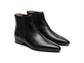 Bottine chelsea noir Cuir Femme - Cuir lisse