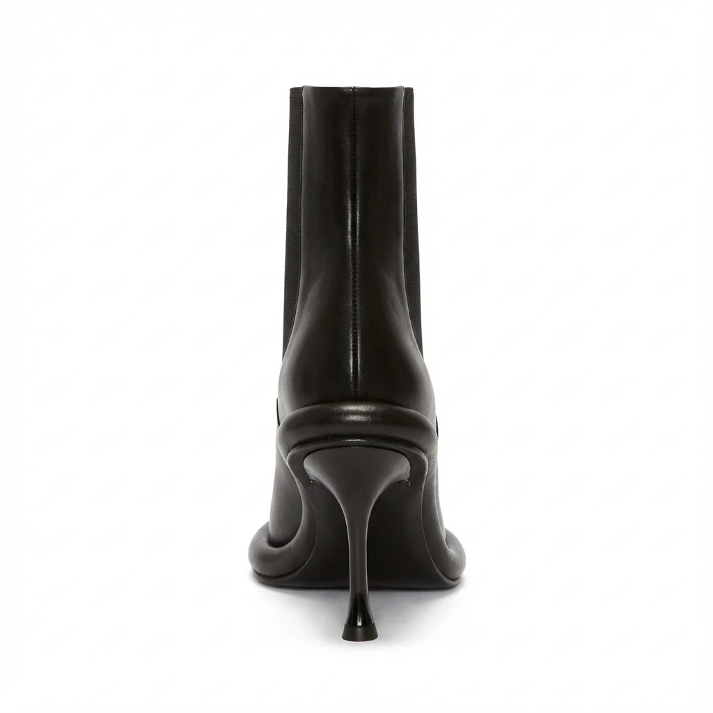 Bottine chelsea noir Synthétique Femme - Style cowboy