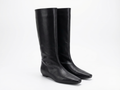 Botte haute noir Synthétique Femme - Style épuré
