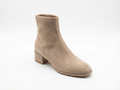 Bottine beige Daim Synthétique Femme - Style minimaliste