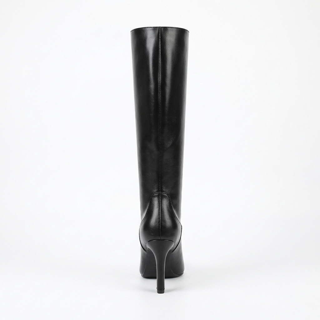 Botte haute noir Synthétique Femme - Talon fin